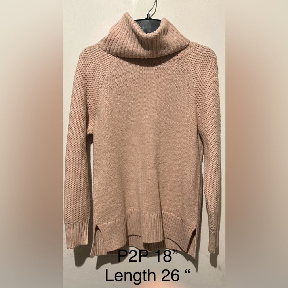 DKNY Soft Blush Cowl Neck Sweater
